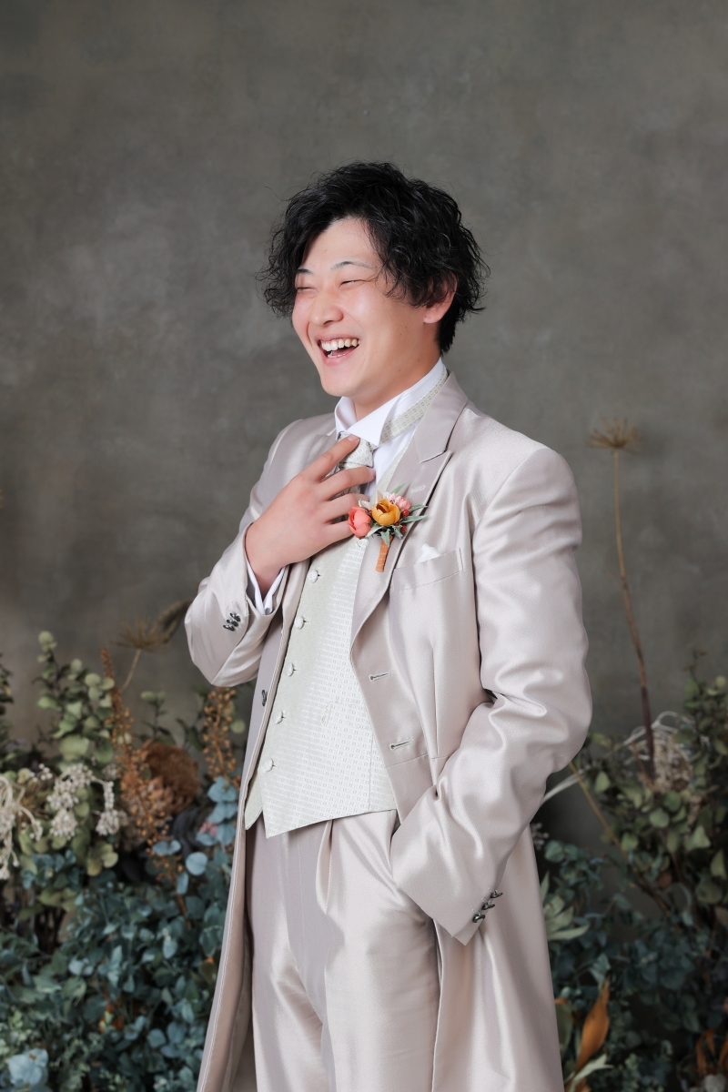 新郎ソロショット