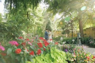 日が傾きはじめたフラリエ