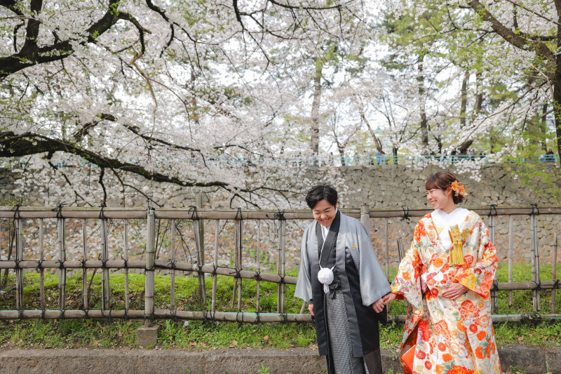 手繋ぎショット