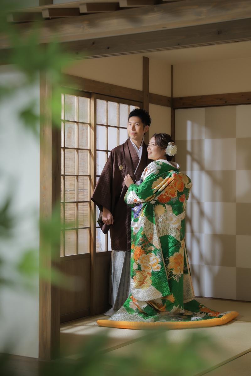 色打掛でも撮ってます