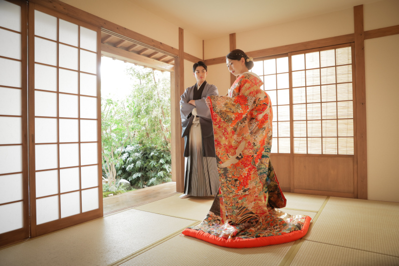 シックな屋内庭園