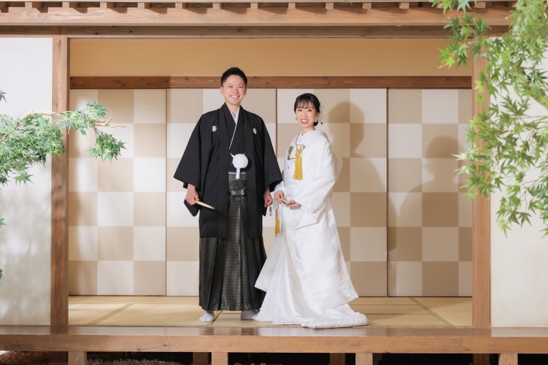 笑顔で決めポーズ