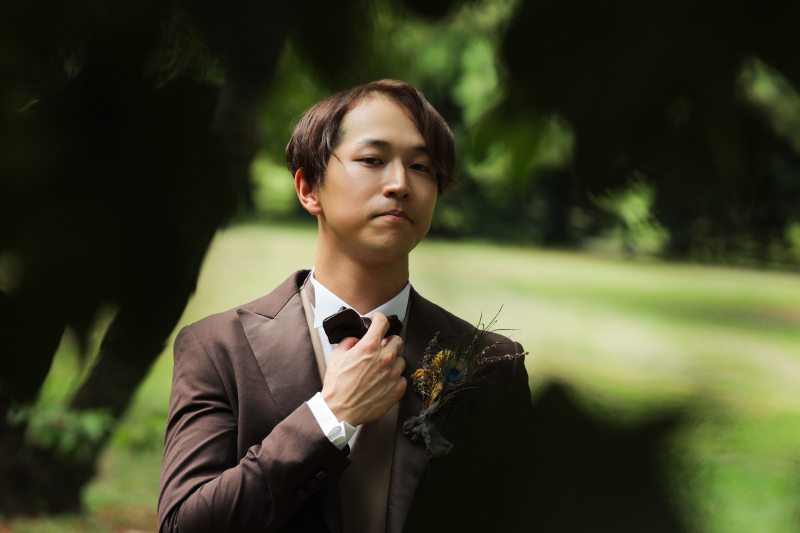 新郎様のソロショット