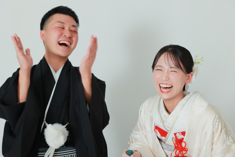 和装無地スタジオ撮影!