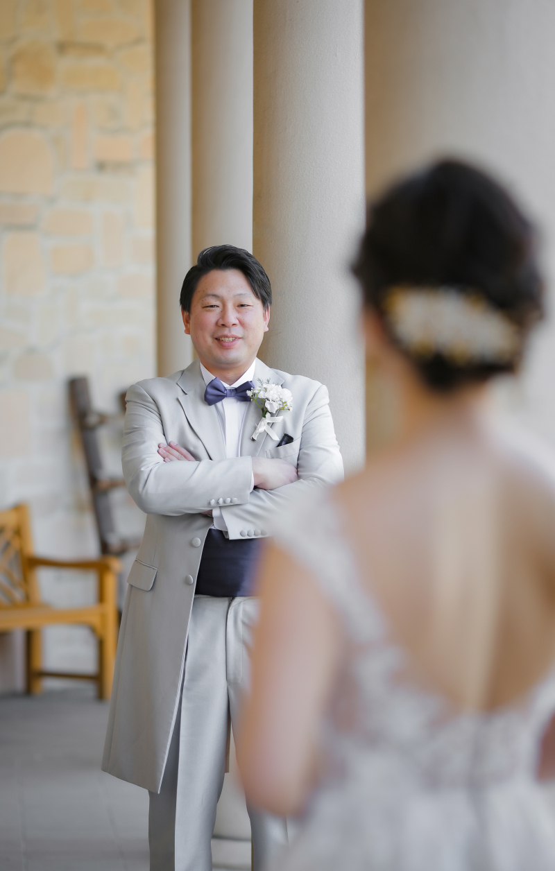 新郎様メインのショット