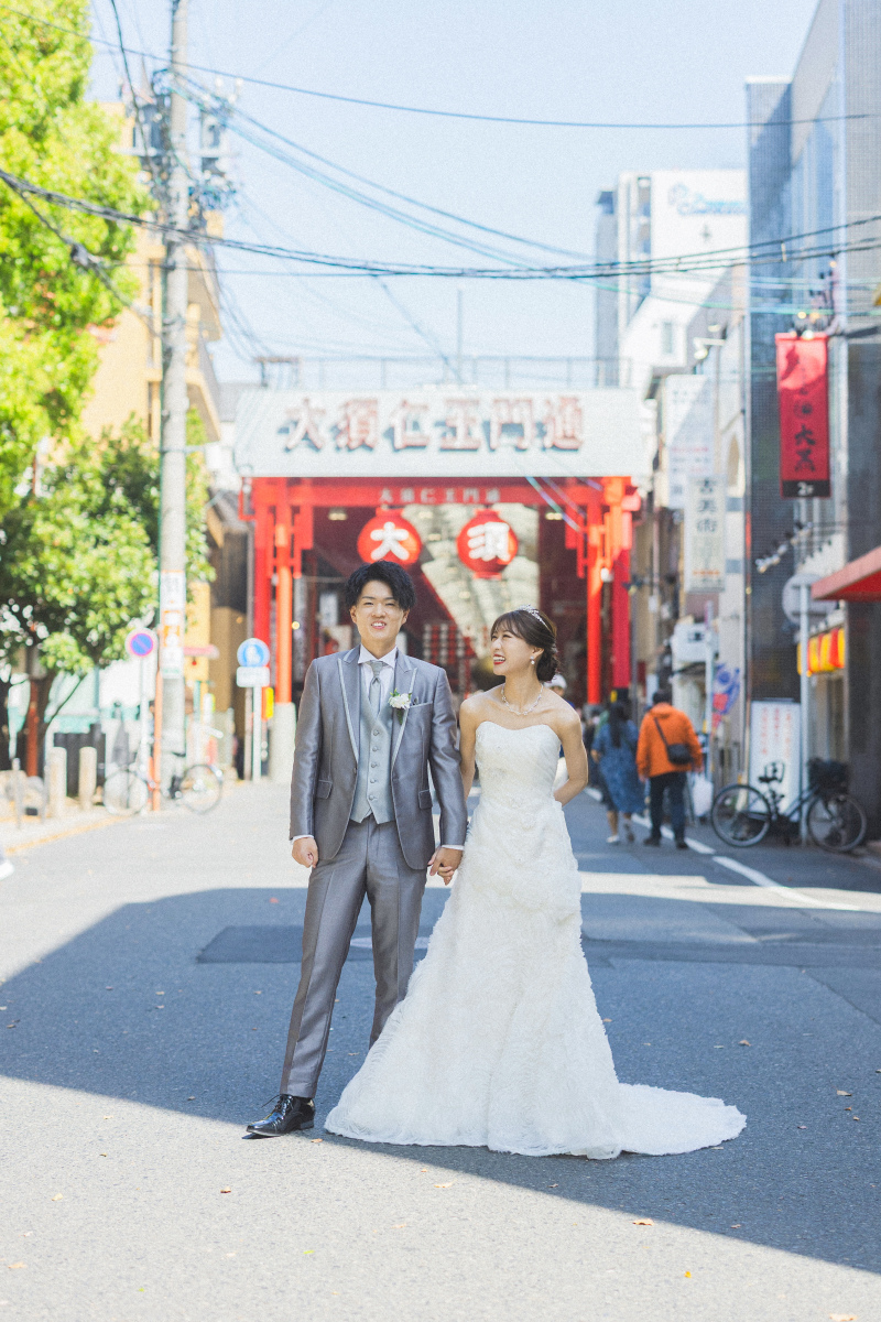 商店街での撮影