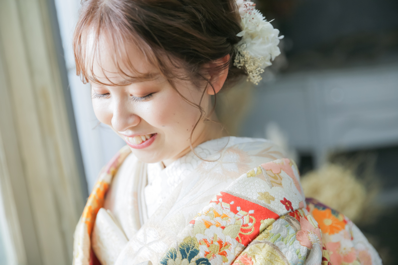 新婦ソロショット