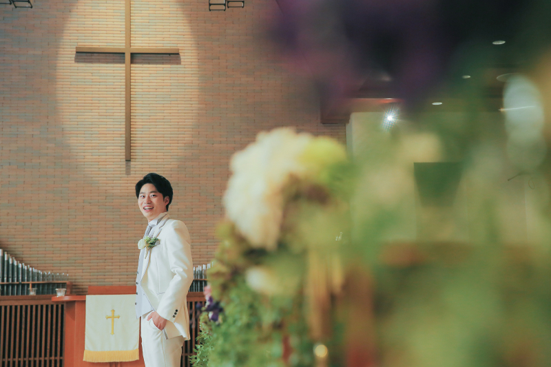 新郎様ソロカット