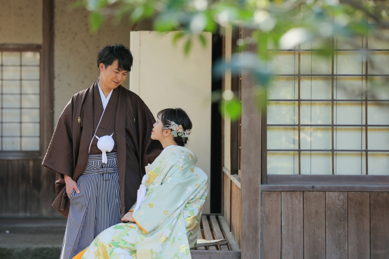 見つめ合いショット