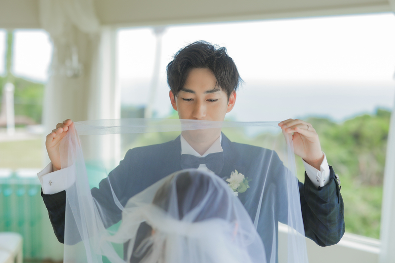 挙式の流れを撮影