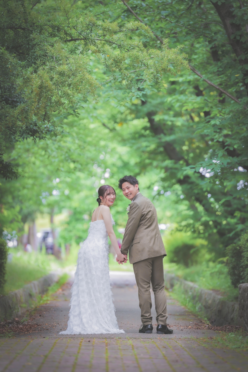 奥行きがある背景で