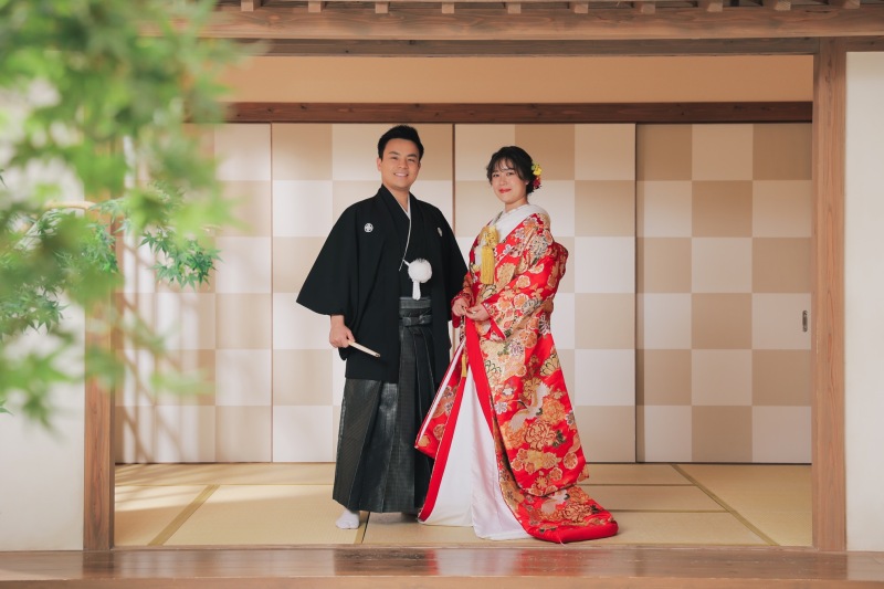 ２着目の色打掛姿