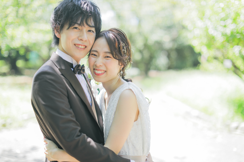 シンプルに顔くっつけ