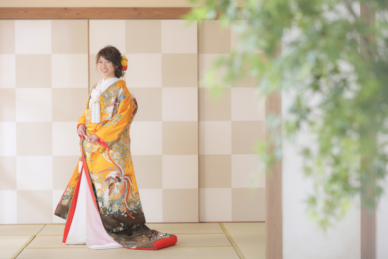 たくさんの色打掛があります！