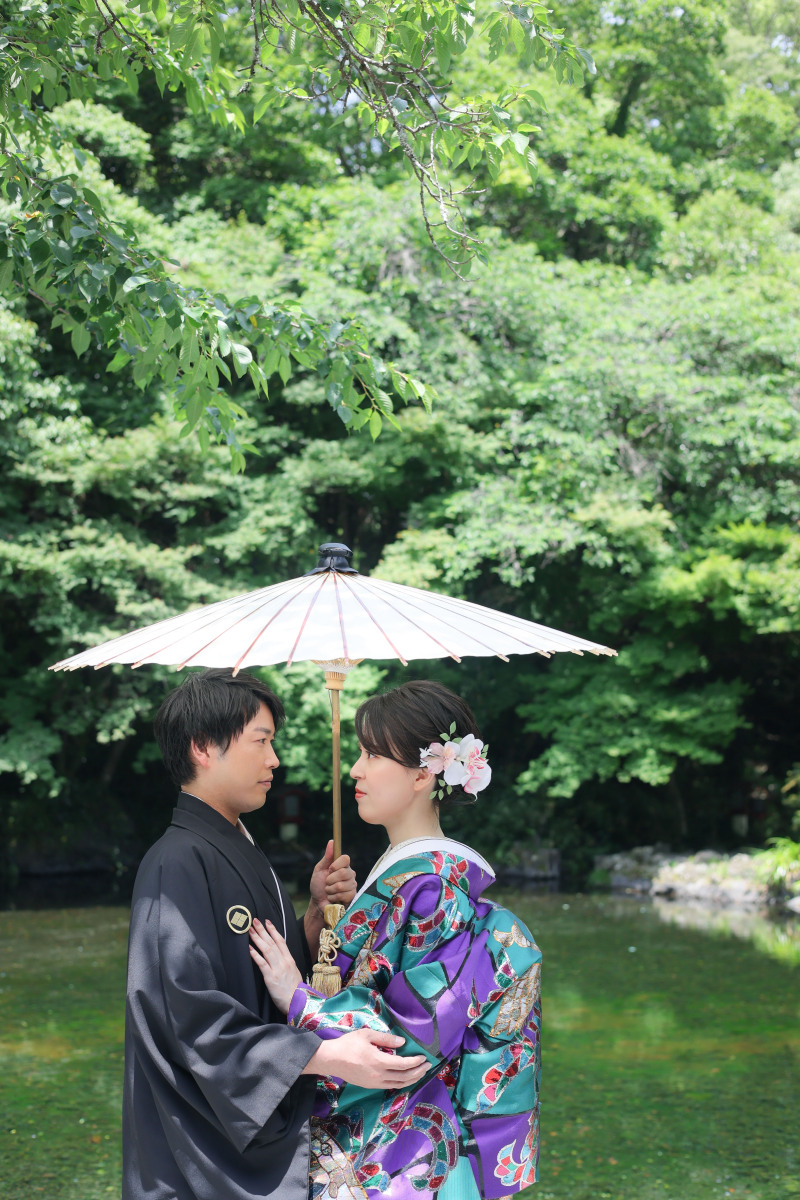 鮮やかな新緑と