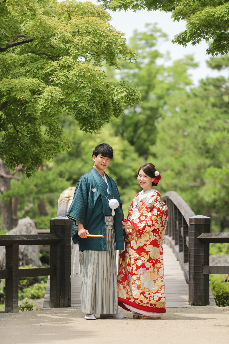 立ち姿もしっかりと