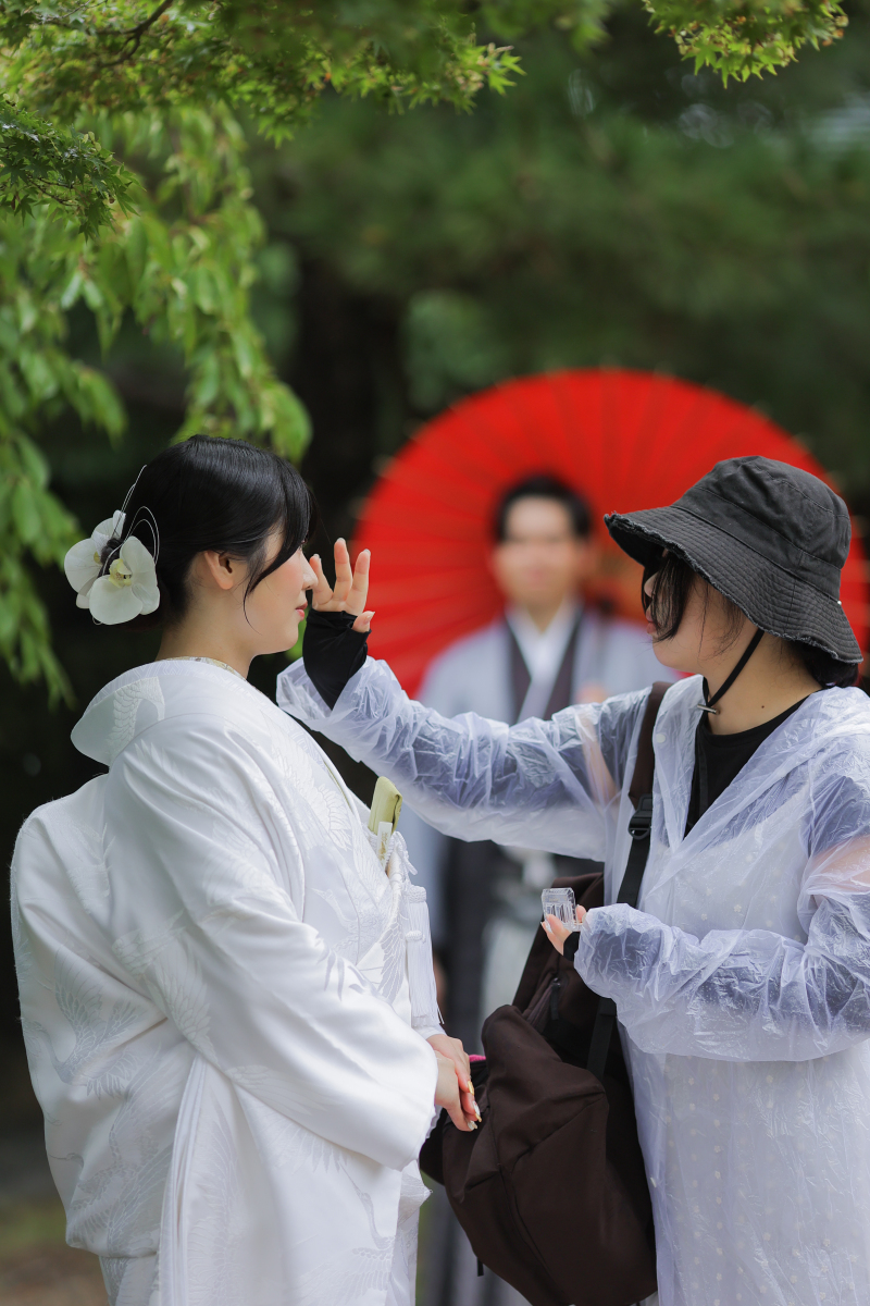 メイクスタッフも同行します