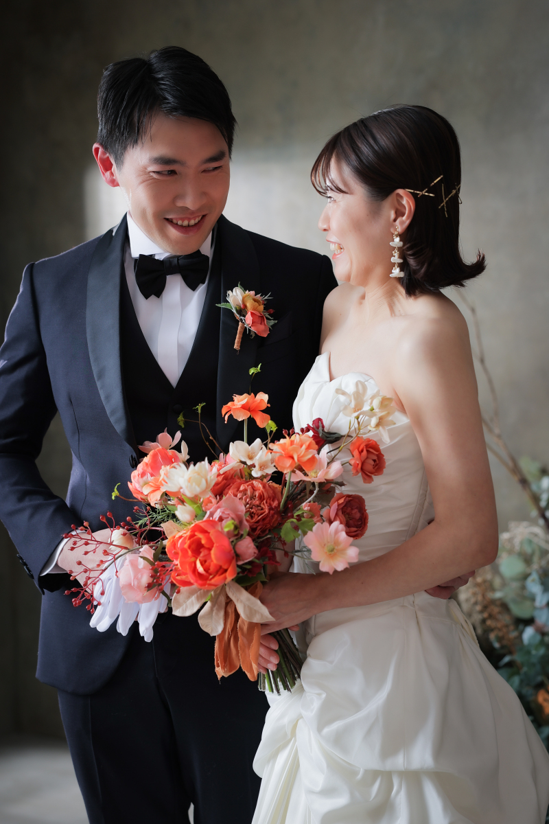 立ち姿の撮影中