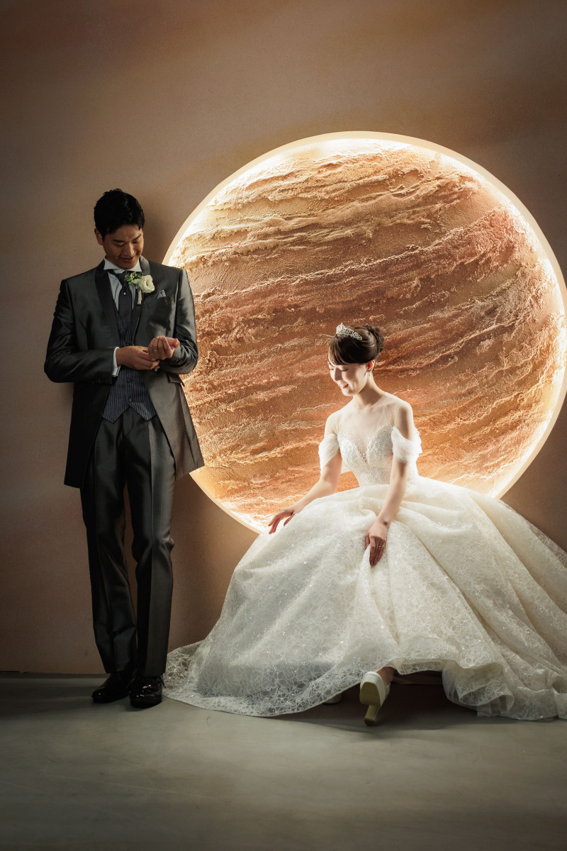 月のような背景で