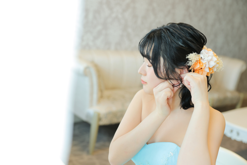 新婦様お支度風ショット