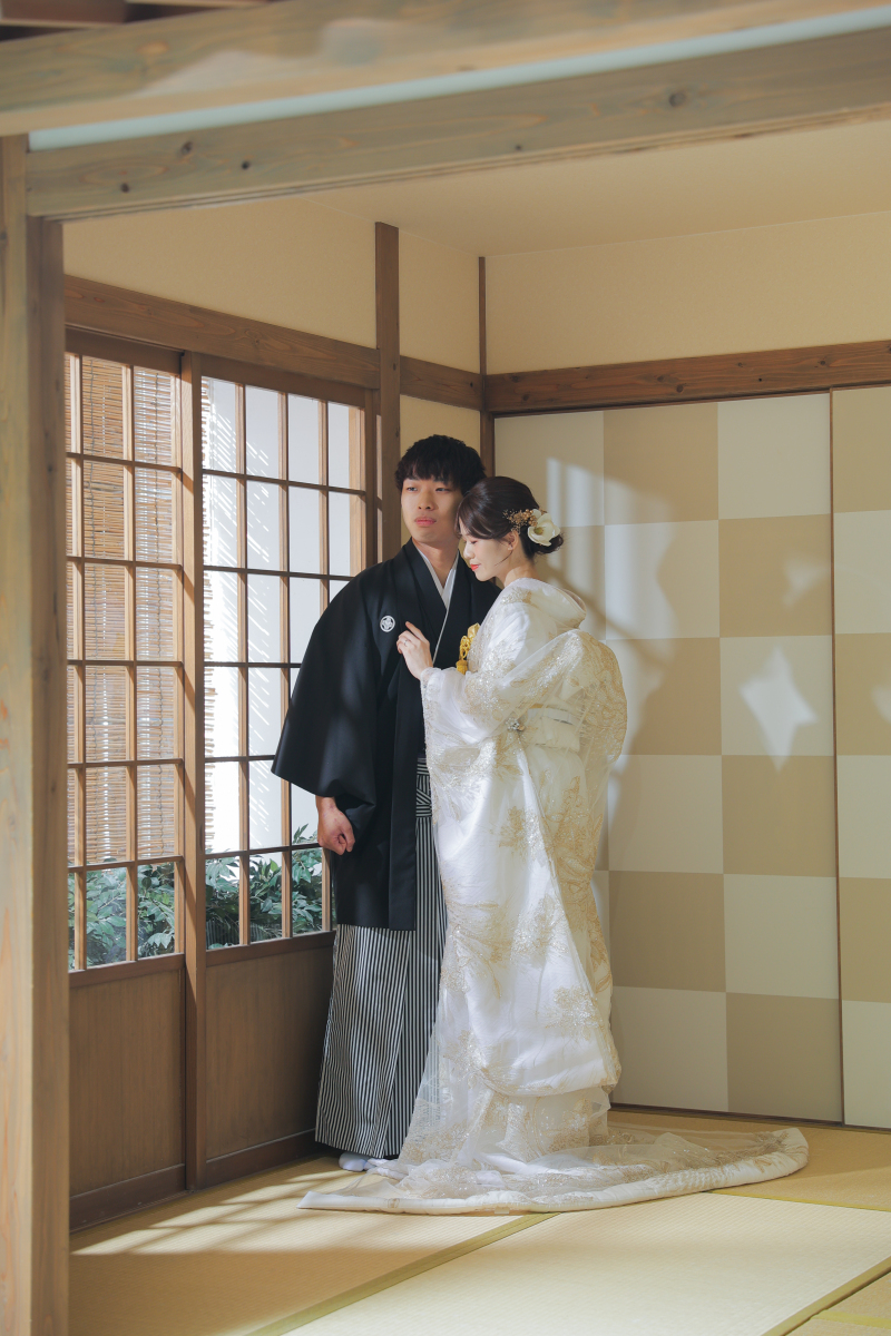 日差しを浴びて