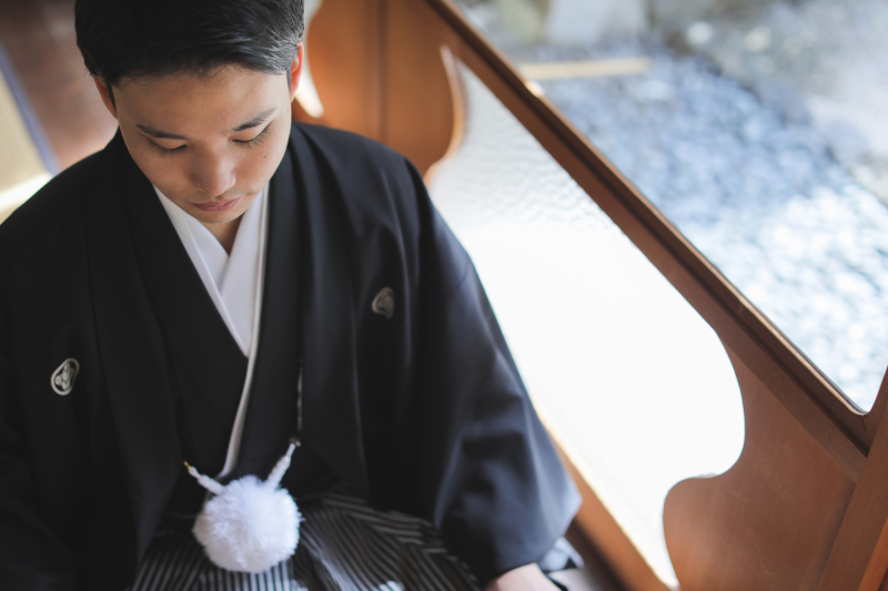 新郎もカッコよく。