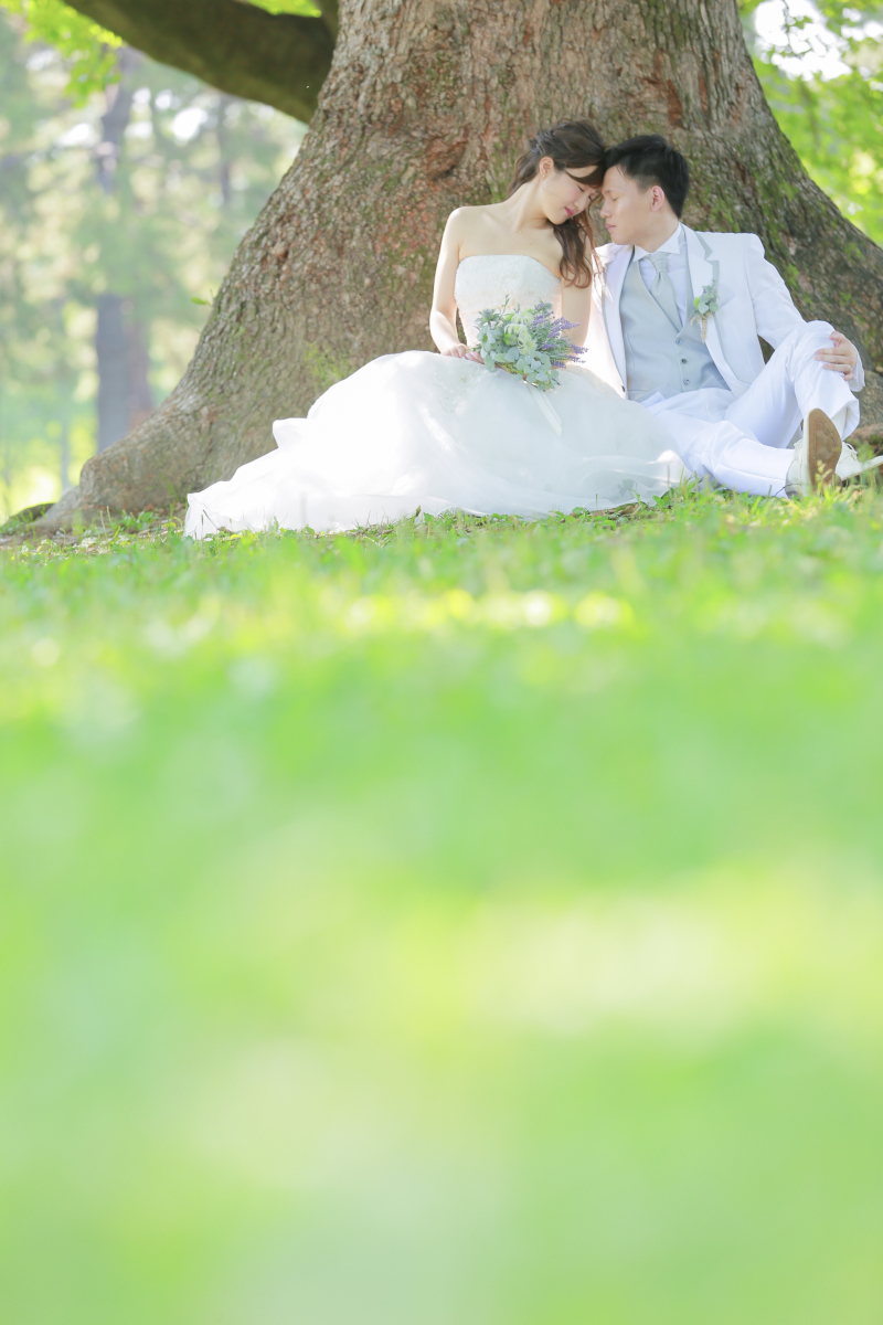 おでこをごつん