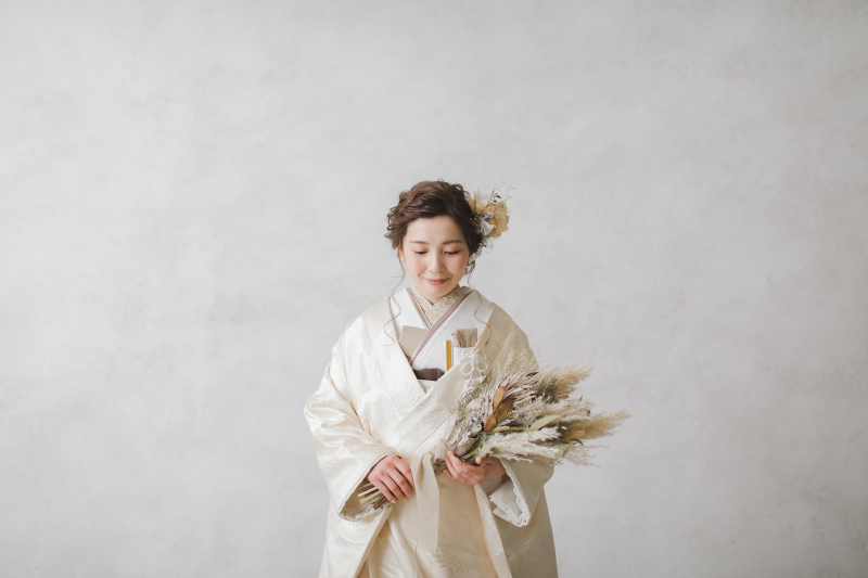 大人気の白無垢コーディネート