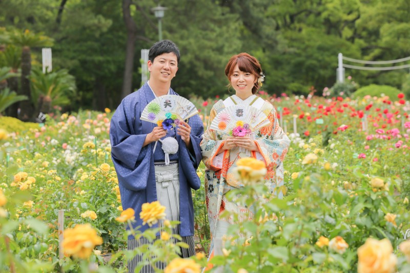 バラと一緒に！