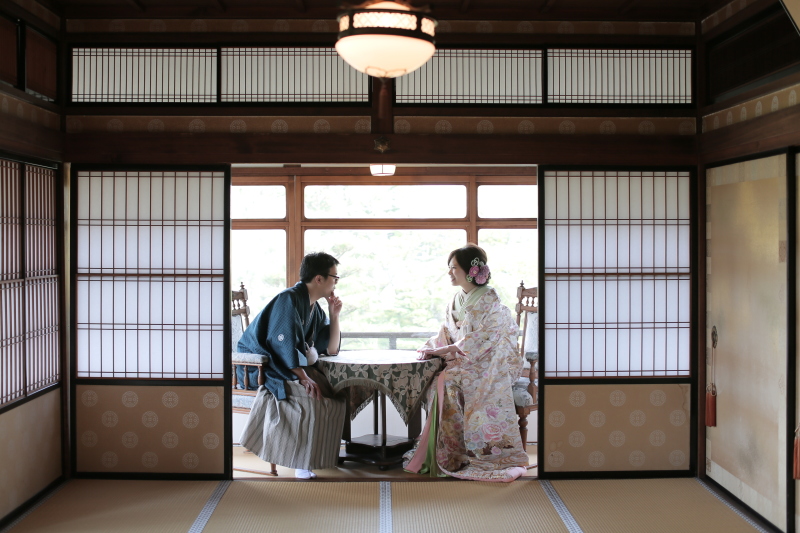 見つめ合って思い出を