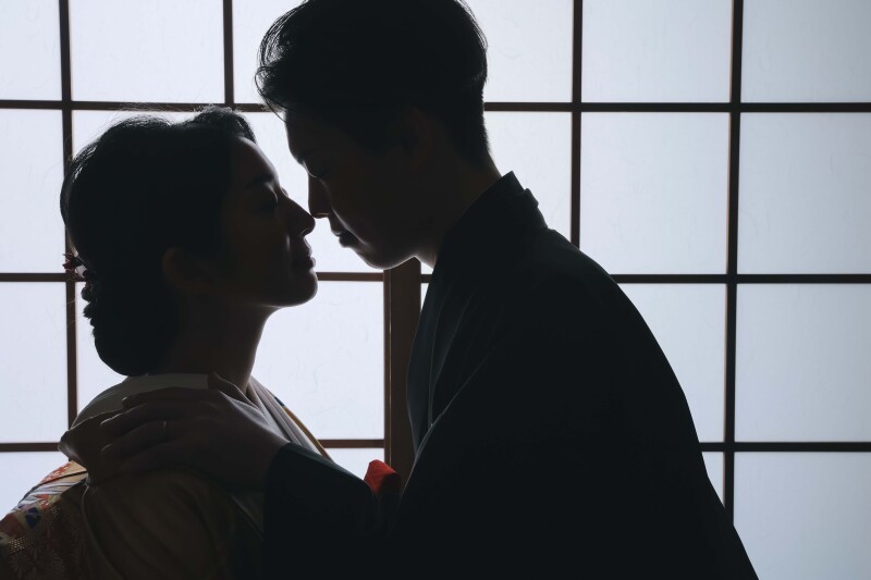 シルエット風ショット