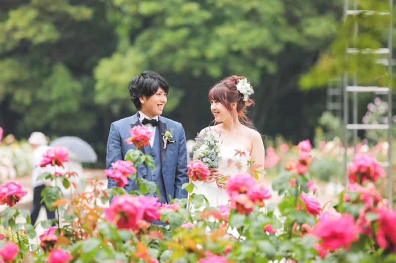 新緑とバラの季節