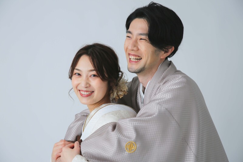 和装スタジオプラスでシンプルな撮影を
