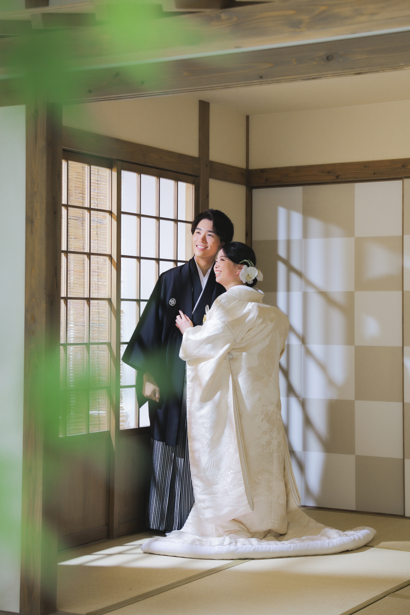 新婦様の後ろ姿