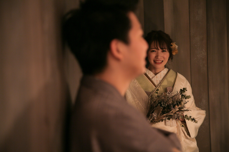 新郎様越しの…