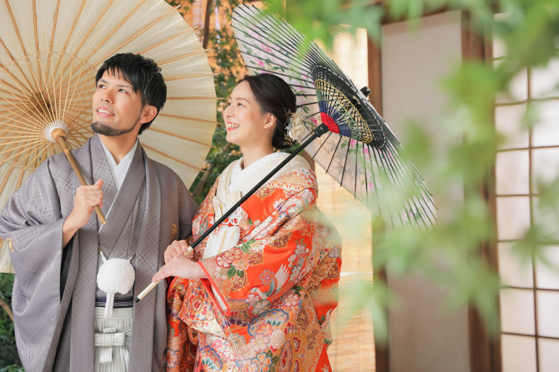 和傘は貸し出しできます！