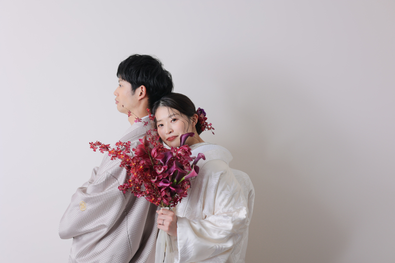 生花を使用して