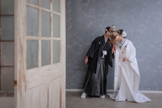 シンプル壁でオシャレな撮影