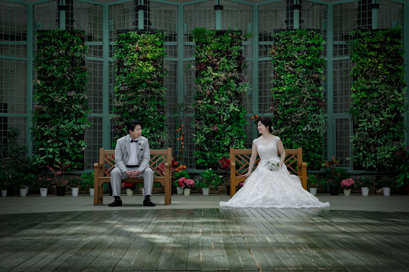 クリスタルガーデンという園内施設で