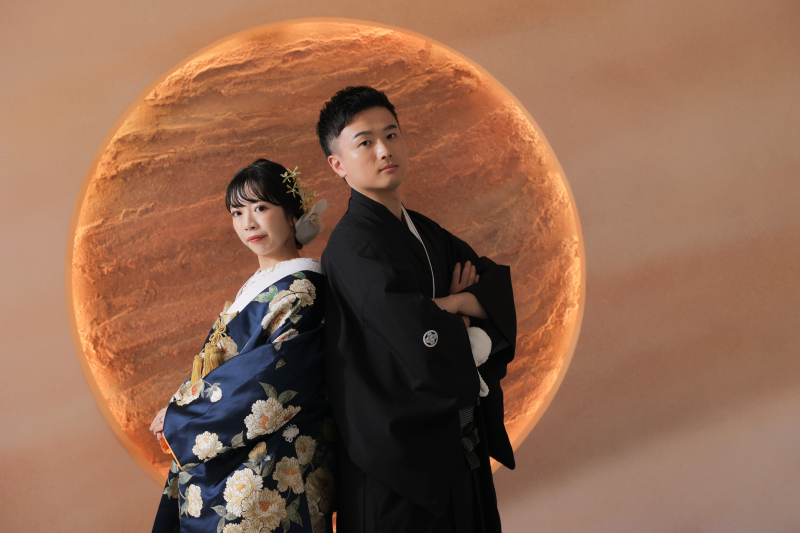 オレンジ×ブルー