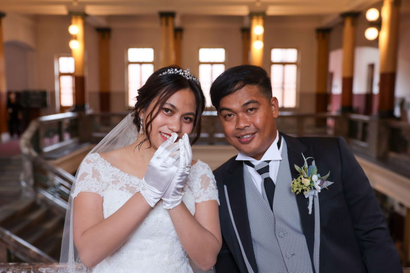 二人の表情に着目