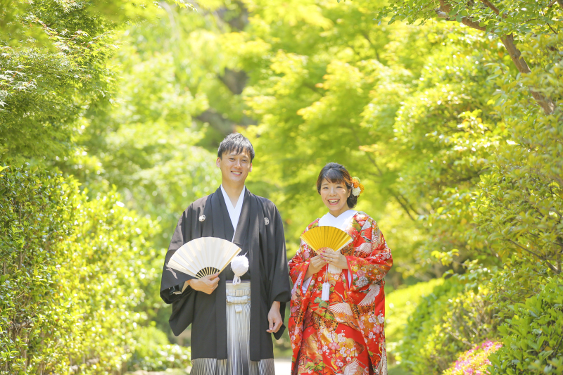 お着物がよく映えます☆