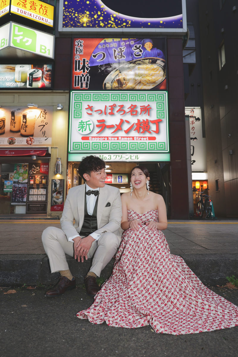 街中も撮影しました