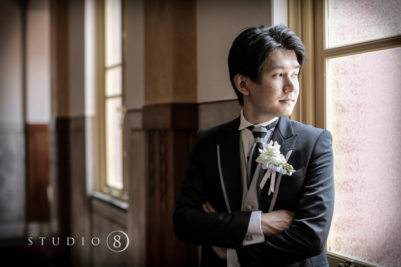 クールなご新郎様