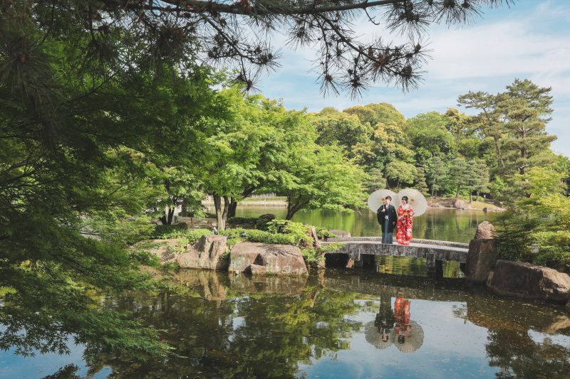 新緑和装ロケーション!!