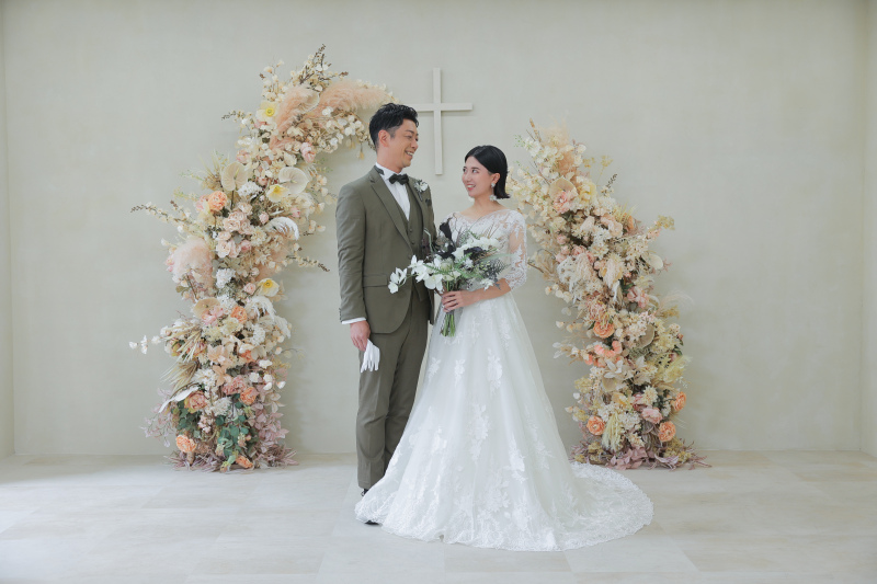 可愛いナチュラル系チャペル