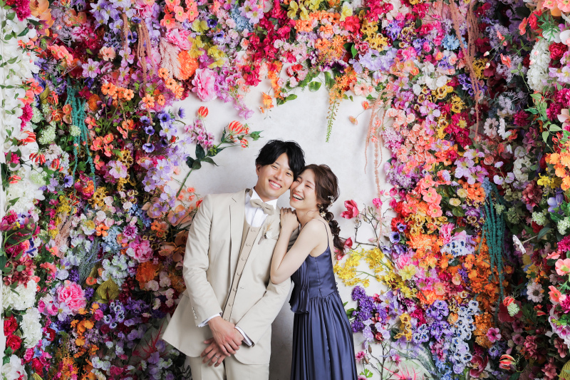 鮮やかなお花の背景