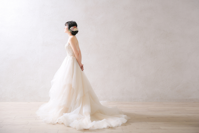 ドレス全体もキレイに