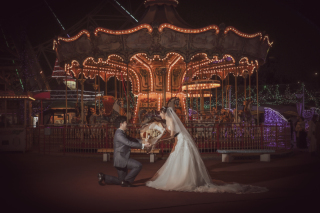 スタジオ＆夜の遊園地撮影もアリ！