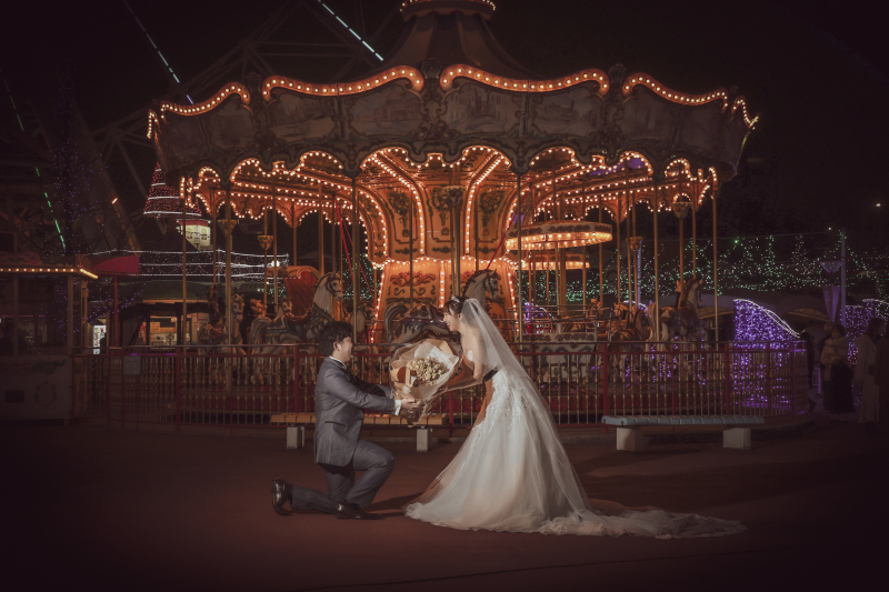 スタジオ＆夜の遊園地撮影もアリ！